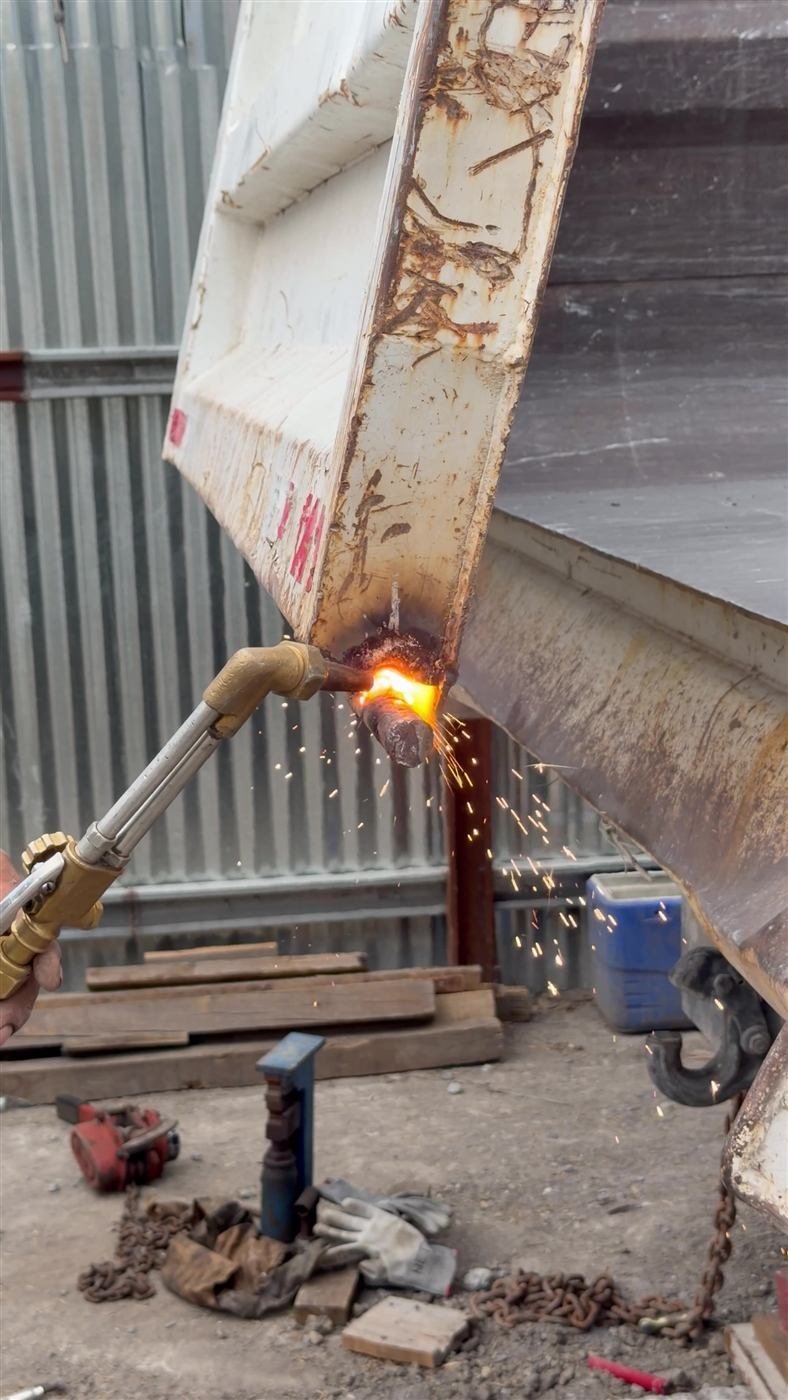 Soldadura estructural de componentes industriales